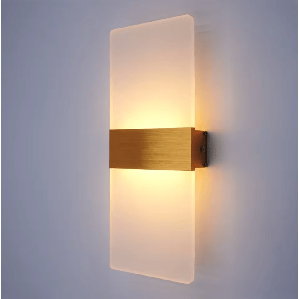 Modern Minimalist LED Wall Lamp Aluminum Acrylic Indoor Sconce Lighting 4