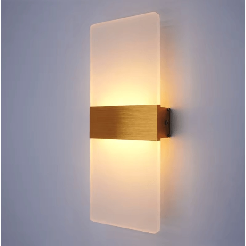Modern Minimalist LED Wall Lamp Aluminum Acrylic Indoor Sconce Lighting 4