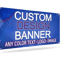 Custom Polyester Banner With Grommets Durable Indoor Outdoor Personalized Sign 0
