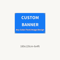 Custom Polyester Banner With Grommets Durable Indoor Outdoor Personalized Sign 5