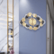 Luxury Modern Gold Wall Clock Large Decorative Statement Wall Art 2