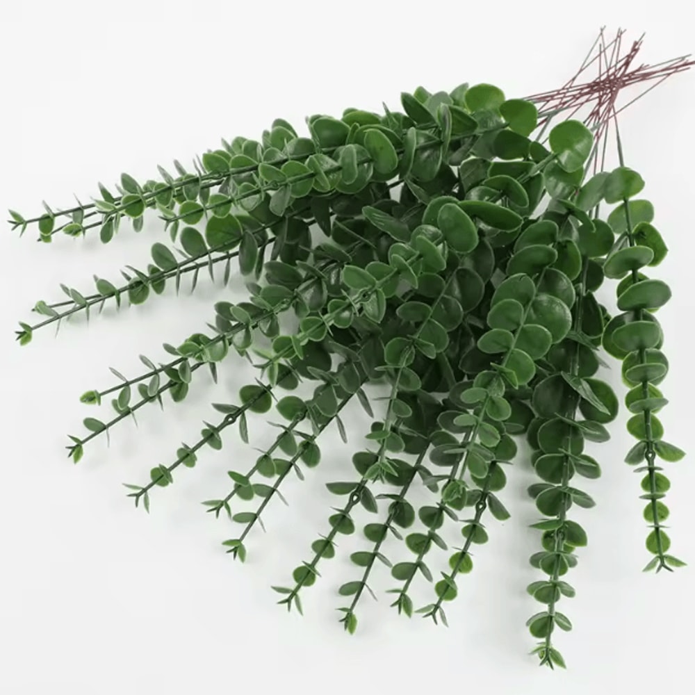 Artificial Eucalyptus Stems Set Realistic Greenery For DIY Decor Events 20PCS 3