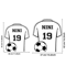 Custom Football Shirt LED Mirror Personalized Name Number Light Decor 1