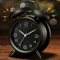 4Inch Twin Bell Loud Alarm Clock Retro Metal Desk Clock With Backlight 0