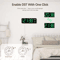 10Inch Smart LED Digital Wall Clock Minimalist Calendar Temperature Display 1
