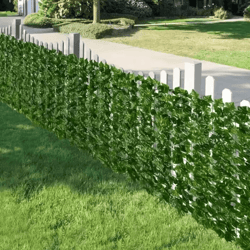 artificial ivy privacy fence wall screen – uv-resistant greenery decor for indoor & outdoor spaces