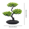 Artificial Japanese Pine Bonsai Tree Realistic Mini Zen Plant For Home Office 6