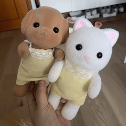 forest animal movable phone stand – cute desktop figurine holder for phones