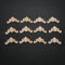 16PCS Wood Carved Applique Set Decorative Corner Decals For Furniture Wall Design 1