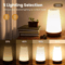 USB Rechargeable RGB Touch Lamp Dimmable Bedside Night Light With 13 Colors 2