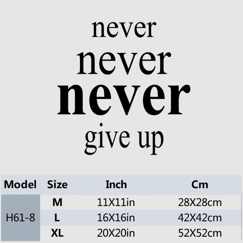 Inspirational Wall Quote Sticker Decal Waterproof Peel Stick Phrase Decor For Home 9