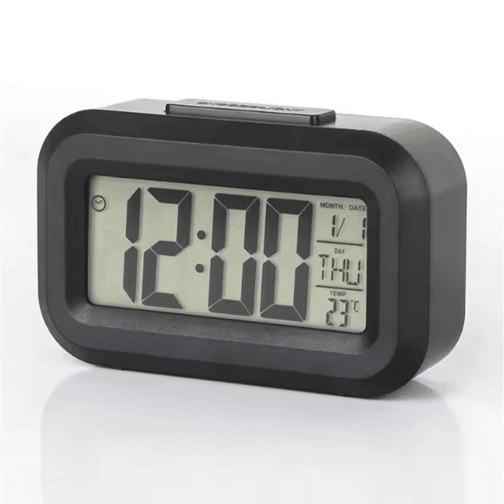 LED Digital Alarm Clock With Backlight Snooze Calendar Desktop Clock For Home Office 3