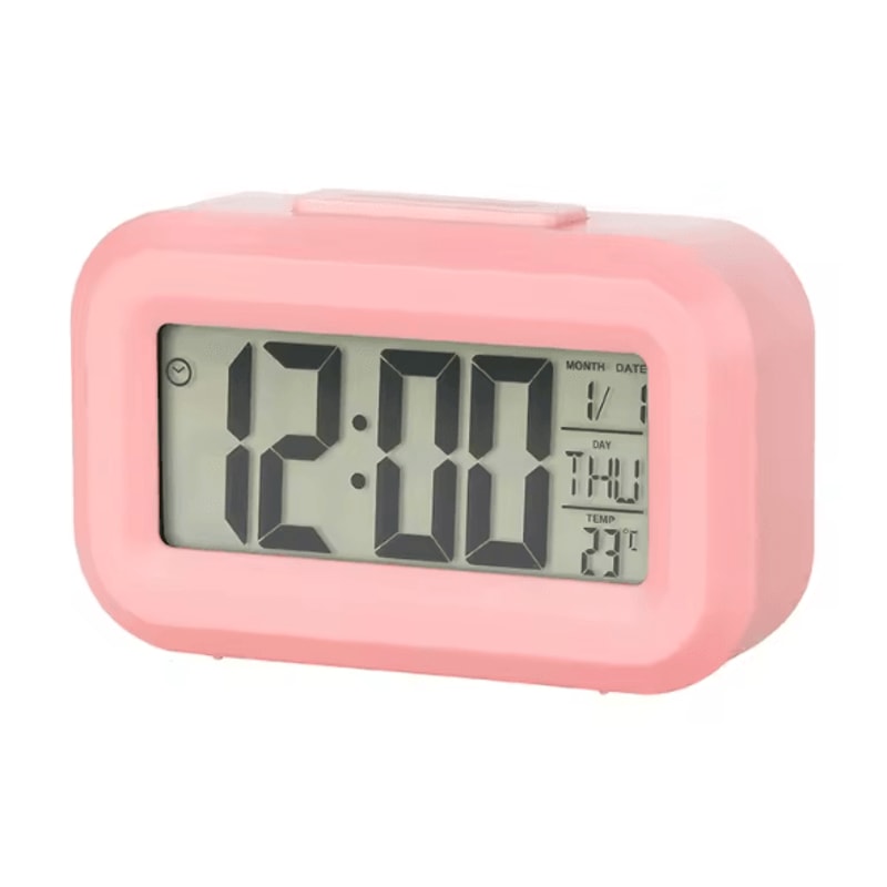 LED Digital Alarm Clock With Backlight Snooze Calendar Desktop Clock For Home Office 6