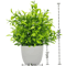 Mini Artificial Potted Flower Bonsai Realistic Fake Plant Decor For Home Desk 6