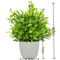 Mini Artificial Potted Flower Bonsai Realistic Fake Plant Decor For Home Desk 6