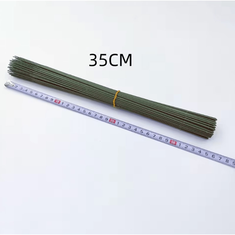 Artificial Flower Stems Plastic Rod Set For DIY Wedding Decor Floral Crafts 6