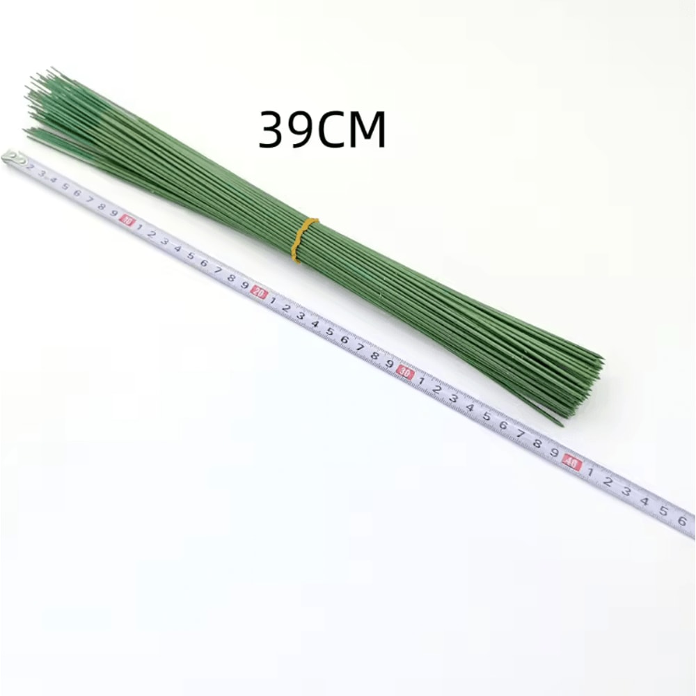 Artificial Flower Stems Plastic Rod Set For DIY Wedding Decor Floral Crafts 7