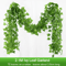 21M Artificial Ivy Garland Realistic Hanging Vine Greenery For Wall Event Decor 0