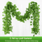 21M Artificial Ivy Garland Realistic Hanging Vine Greenery For Wall Event Decor 3