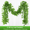 21M Artificial Ivy Garland Realistic Hanging Vine Greenery For Wall Event Decor 3