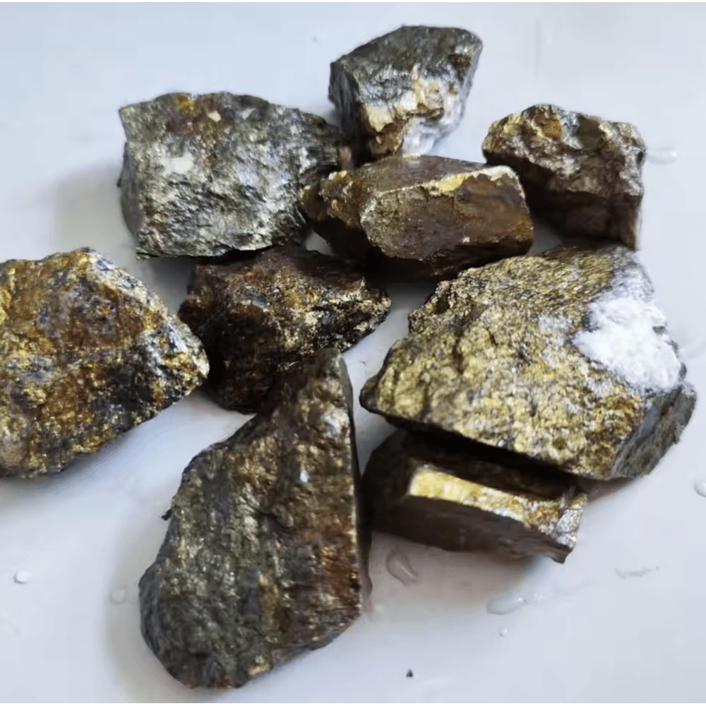 Natural Chalcopyrite Crystal Ore Peacock Stone Mineral Specimen For Collection Study 3