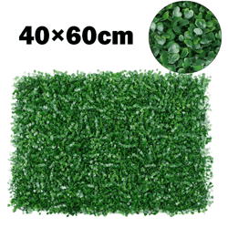 40x60cm artificial plant wall panels lush green hedge mat for indoor & outdoor decor