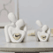 Romantic Love Embrace Couple Statue Elegant Bedroom Decor Gift 1