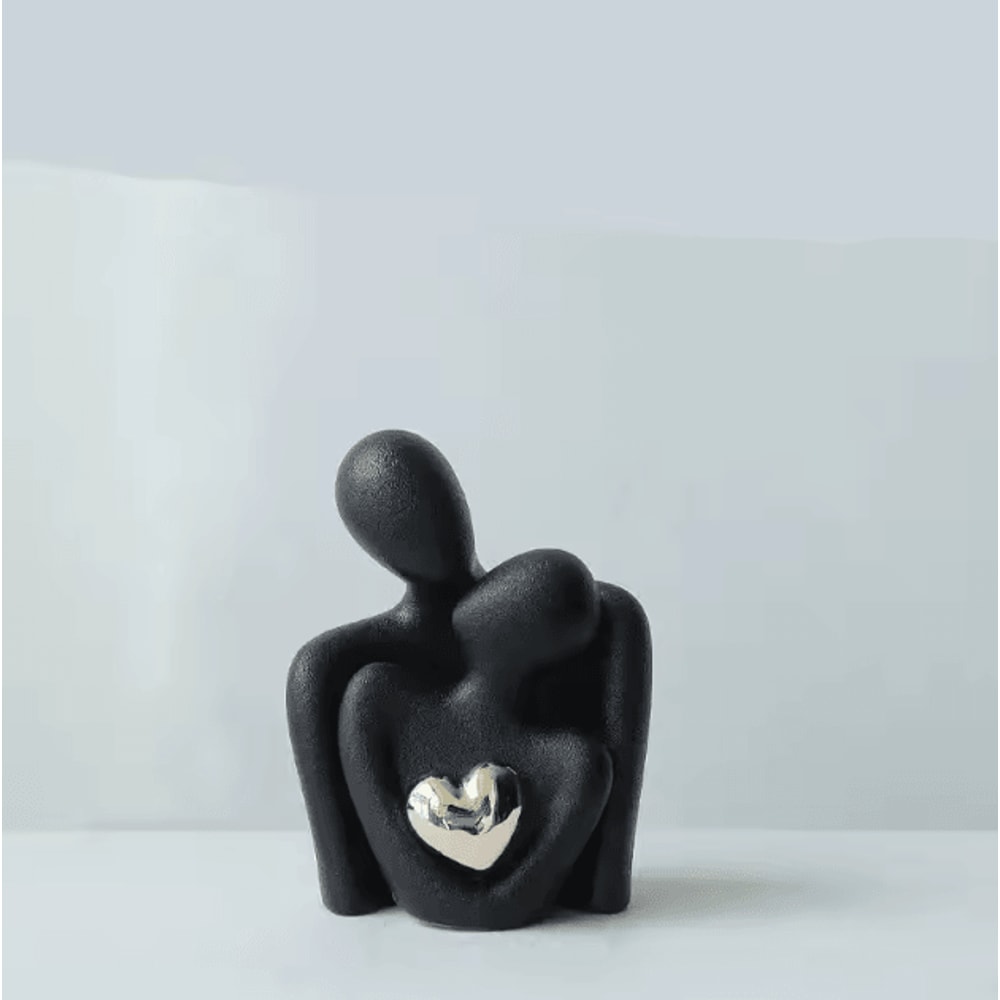 Romantic Love Embrace Couple Statue Elegant Bedroom Decor Gift 3