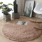 Fluffy Round Plush Carpet Soft White NonSlip Area Rug For Bedroom Living Room 4