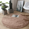 Fluffy Round Plush Carpet Soft White NonSlip Area Rug For Bedroom Living Room 4