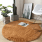 Fluffy Round Plush Carpet Soft White NonSlip Area Rug For Bedroom Living Room 8