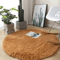 Fluffy Round Plush Carpet Soft White NonSlip Area Rug For Bedroom Living Room 8