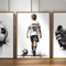 Personalized Football Player Poster Custom Sports Wall Art For Bedroom Gifts 0