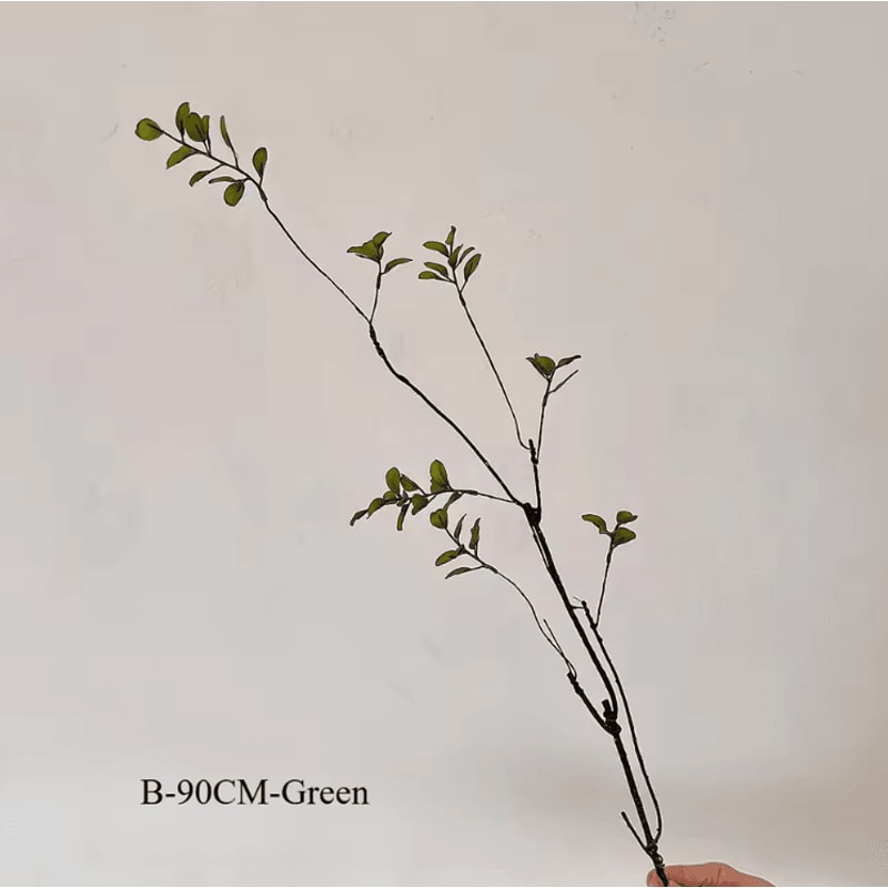 22Inch Artificial Autumn Branches Chinese Style Faux Plant For Vase Home Decor 5