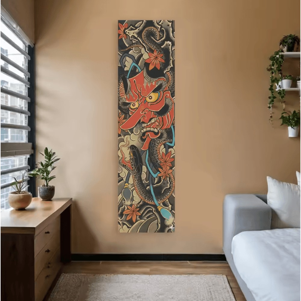 Japanese Wave Red Sun Tapestry Aesthetic Wall Hanging For Bedroom Living Room 6