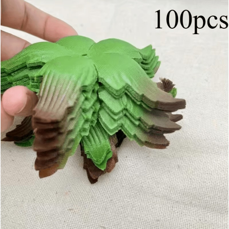 Artificial Rose Leaf Stems Realistic Green Leaves For DIY Bouquet Decoration 50100pcs Set 3