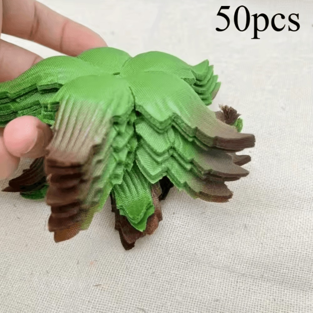 Artificial Rose Leaf Stems Realistic Green Leaves For DIY Bouquet Decoration 50100pcs Set 4