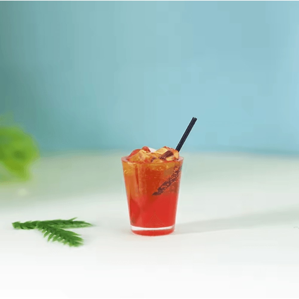 Miniature Dollhouse Cocktail Drinks Set 1 12 Scale Mini Bar Accessories Decor 3