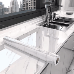 marble peel and stick wallpaper – waterproof self adhesive contact paper for kitchen & bathroom