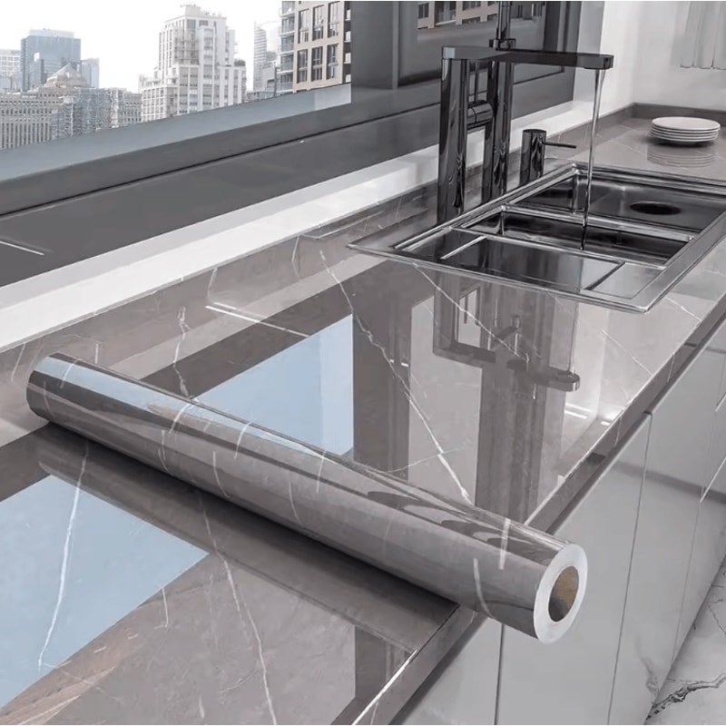 Marble Peel And Stick Wallpaper Waterproof Self Adhesive Contact Paper For Kitchen Bathroom 4