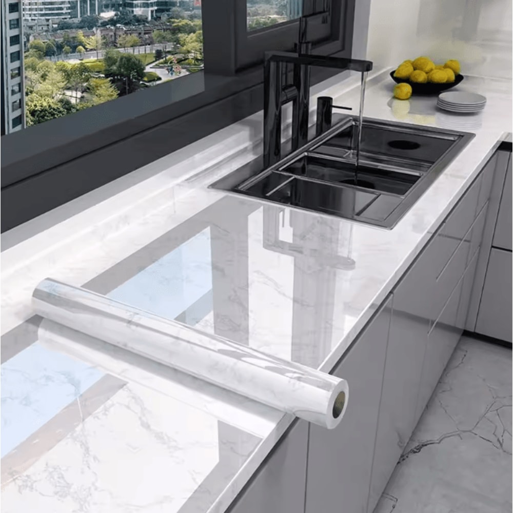 Marble Peel And Stick Wallpaper Waterproof Self Adhesive Contact Paper For Kitchen Bathroom 5