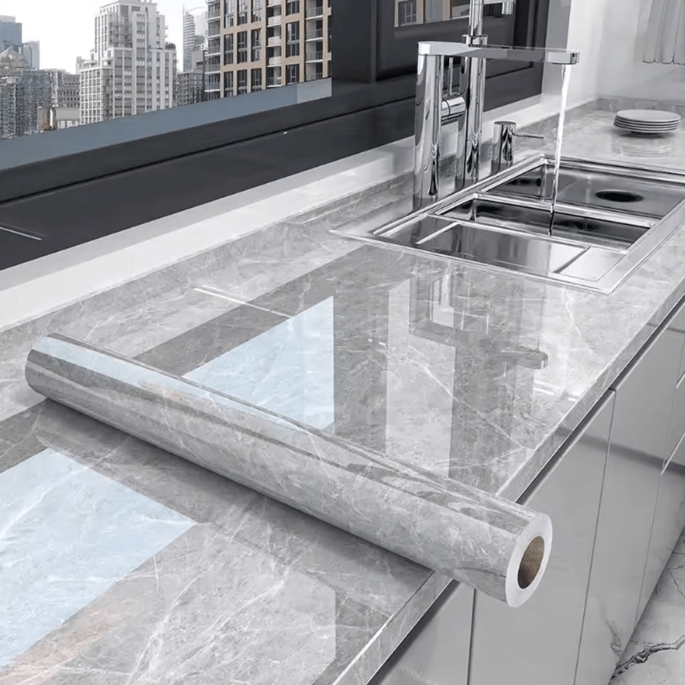Marble Peel And Stick Wallpaper Waterproof Self Adhesive Contact Paper For Kitchen Bathroom 8