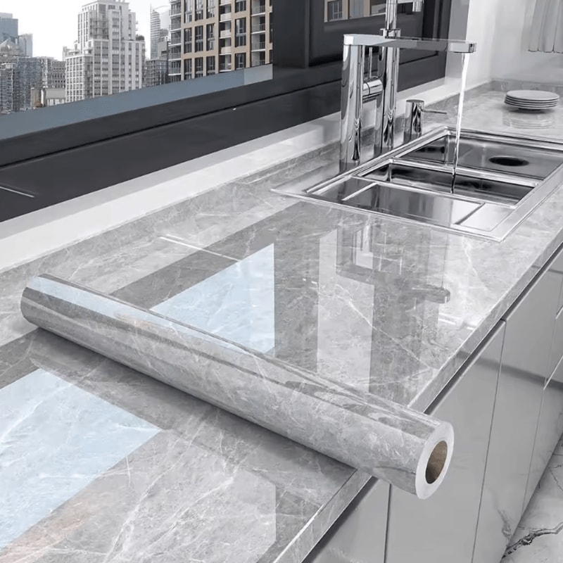 Marble Peel And Stick Wallpaper Waterproof Self Adhesive Contact Paper For Kitchen Bathroom 8