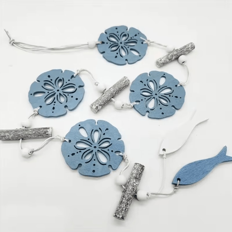 Nautical Fishing Net Wall Decor Mediterranean Coastal Hanging For Home Party Styling 4