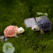 Mini Animal Figurines Set Cute Resin Fairy Garden Dollhouse Decor Accessories 13