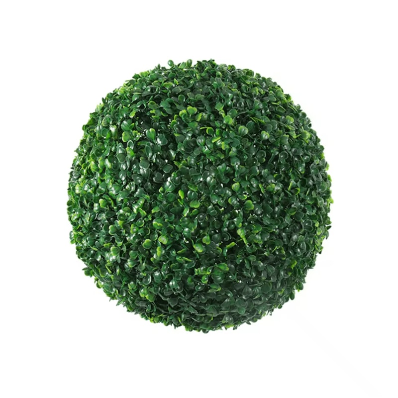 Artificial Plant Ball Decor Realistic Faux Greenery Sphere For Home Garden Styling 4