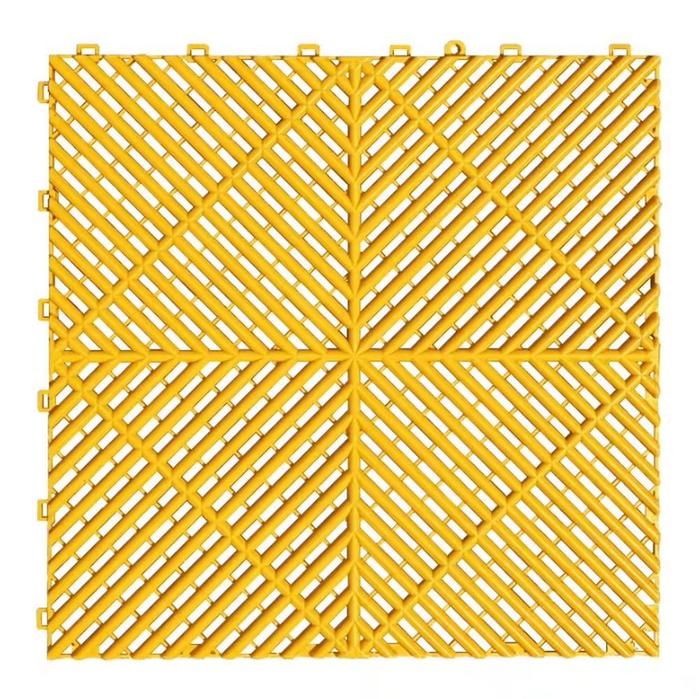 Interlocking Garage Floor Tiles Vented NonSlip Modular Flooring For Indoor Outdoor Use 2
