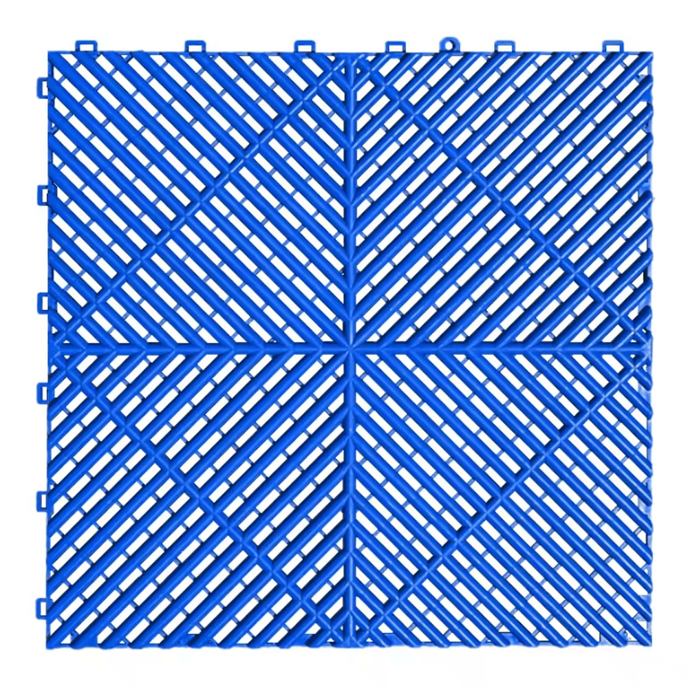 Interlocking Garage Floor Tiles Vented NonSlip Modular Flooring For Indoor Outdoor Use 6
