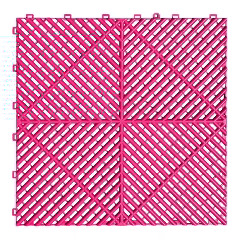 Interlocking Garage Floor Tiles Vented NonSlip Modular Flooring For Indoor Outdoor Use 12