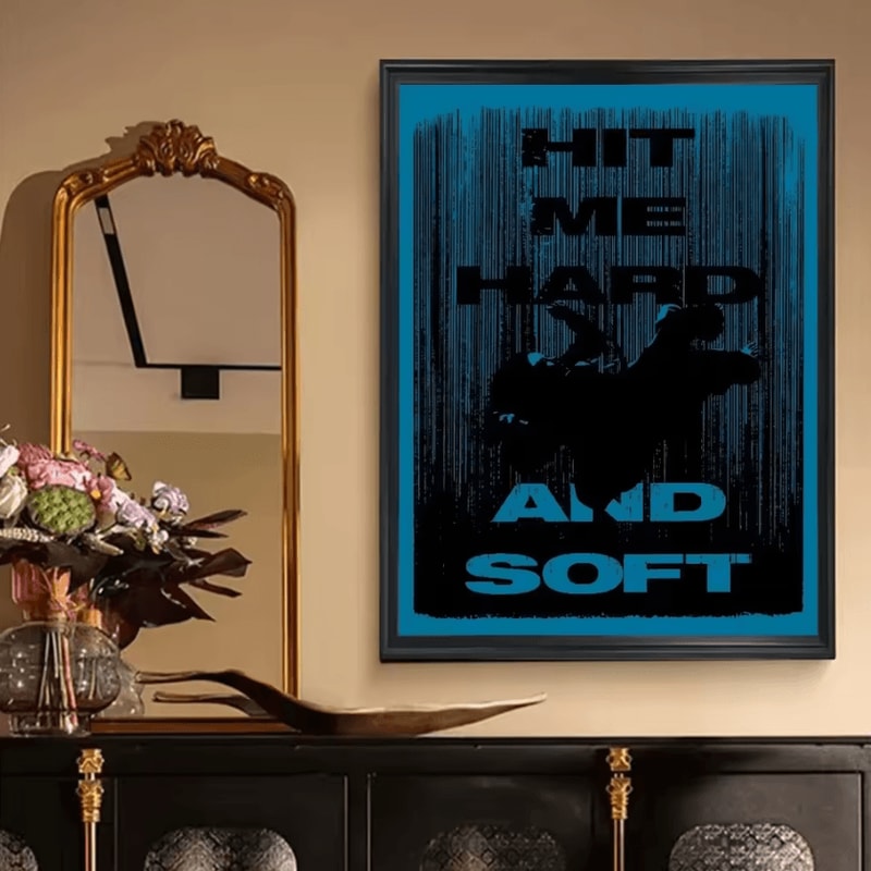 Billie Eilish Hit Me Hard And Soft Poster Vintage Kraft Paper Aesthetic Wall Decor 1